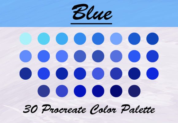 Download Blue Sky Color Palette for Procreate - Premium Bundle