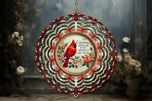 Download Cardinals Appear Wind Spinner - Wind spinner Collection