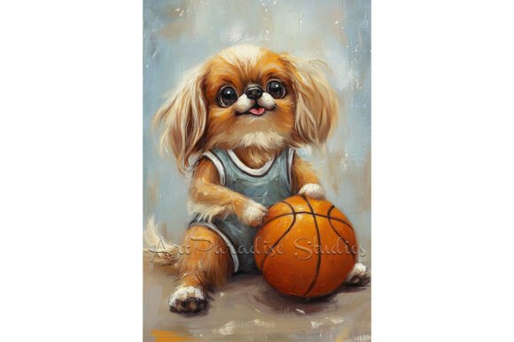 Download Pekingese Basketball Prints for Mens - Premium Resources