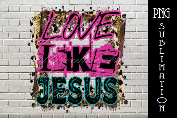 Download Love Like Jesus Leopard Glitter - Love like Collection