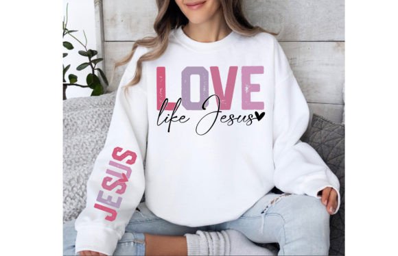 Download Love Like Jesus Sleeve Design PNG - Love like Collection